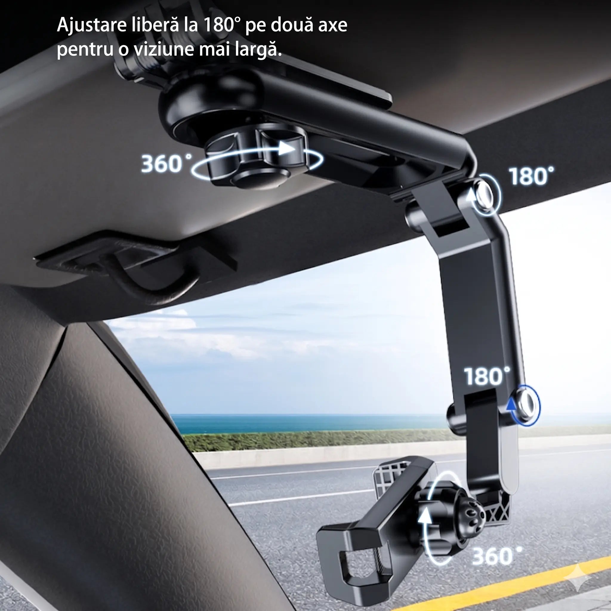 FlexiGrip 360°™ - Suport Telefon Flexibil pentru Mașină și Birou