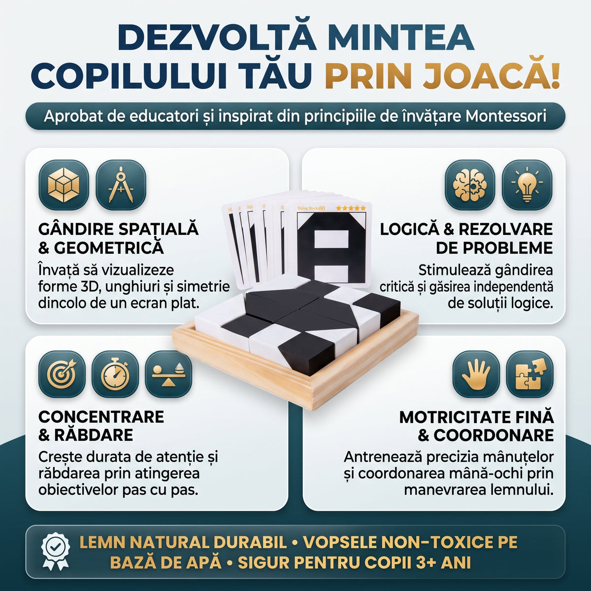 LogicMaster™ – Antrenează Mintea Fără Ecrane