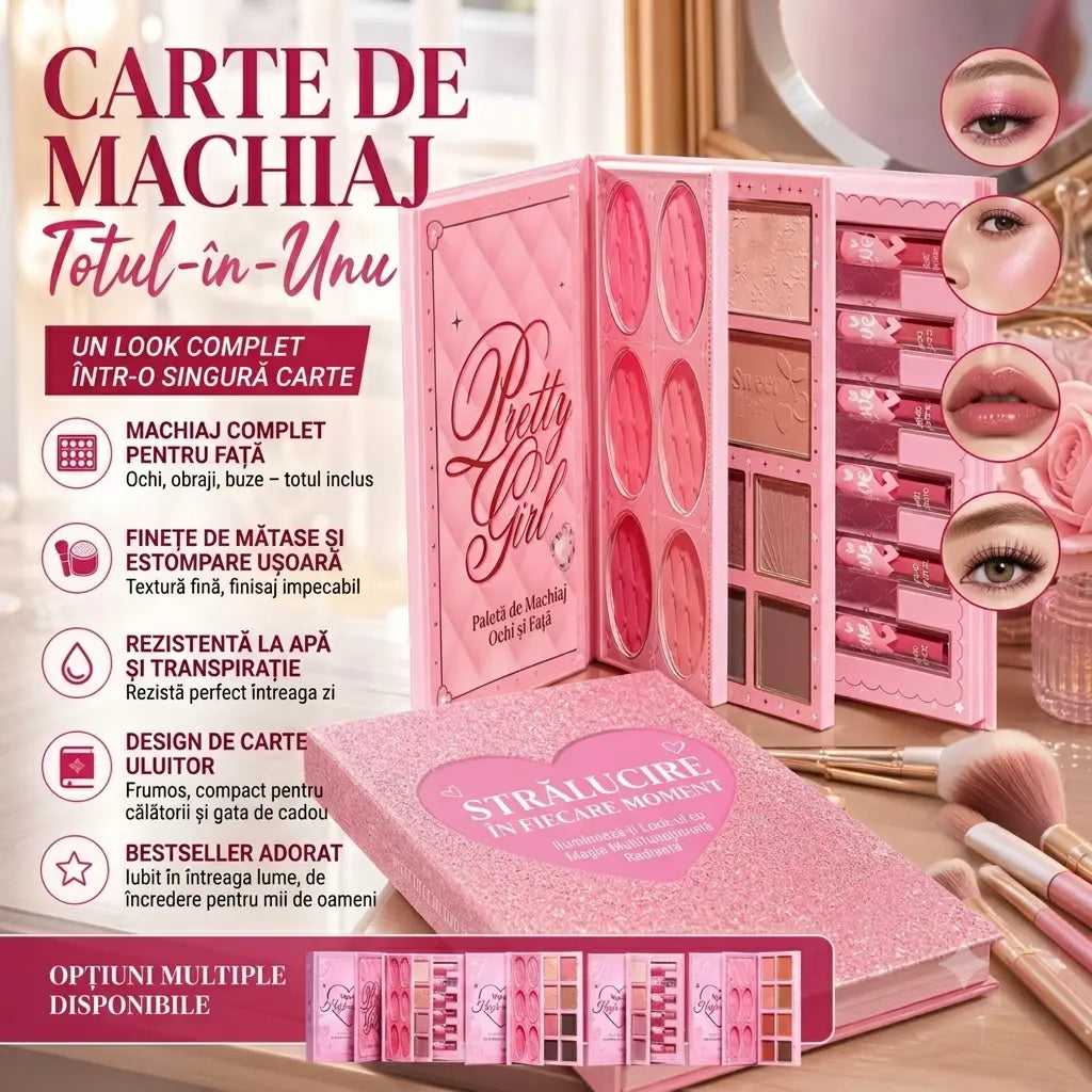 BeautyBook™ - Paletă de machiaj 8 în 1
