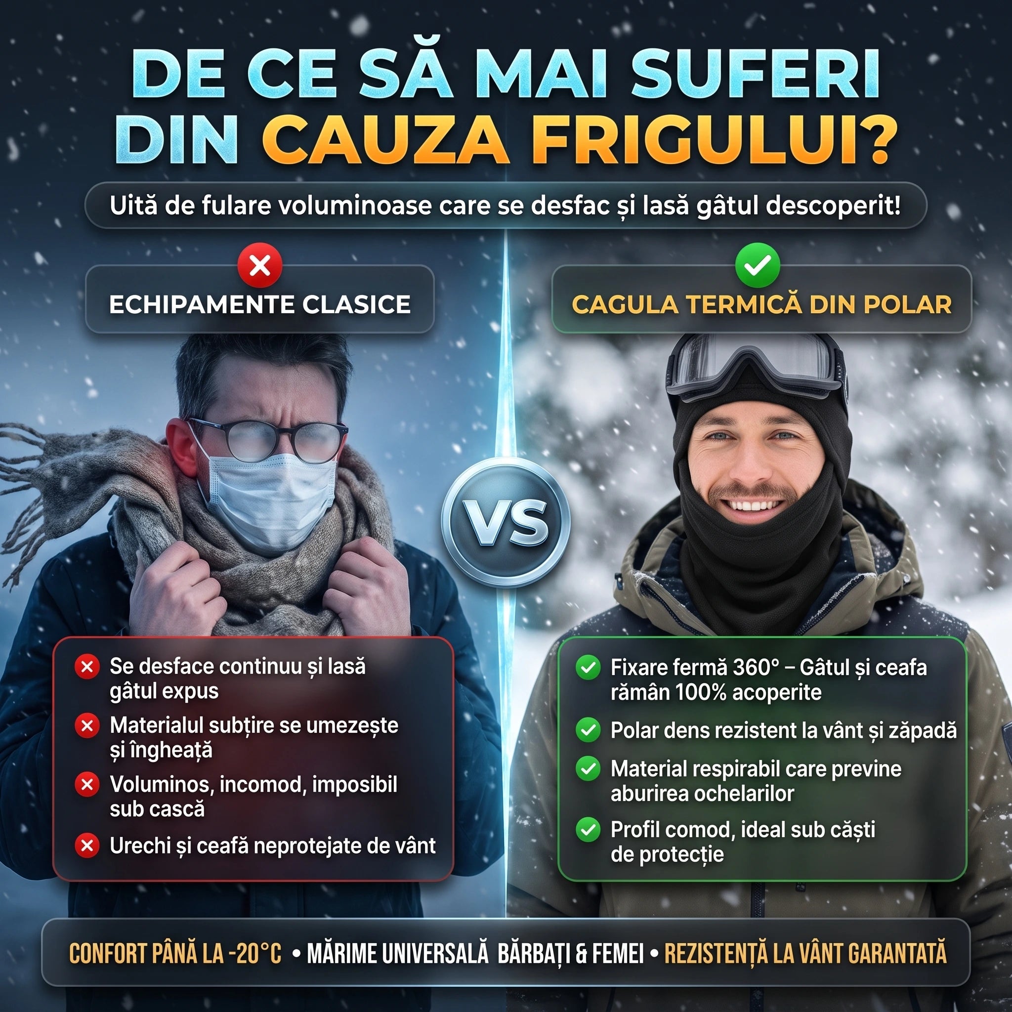 ThermoShield™ - Scapă de frig în 2 secunde