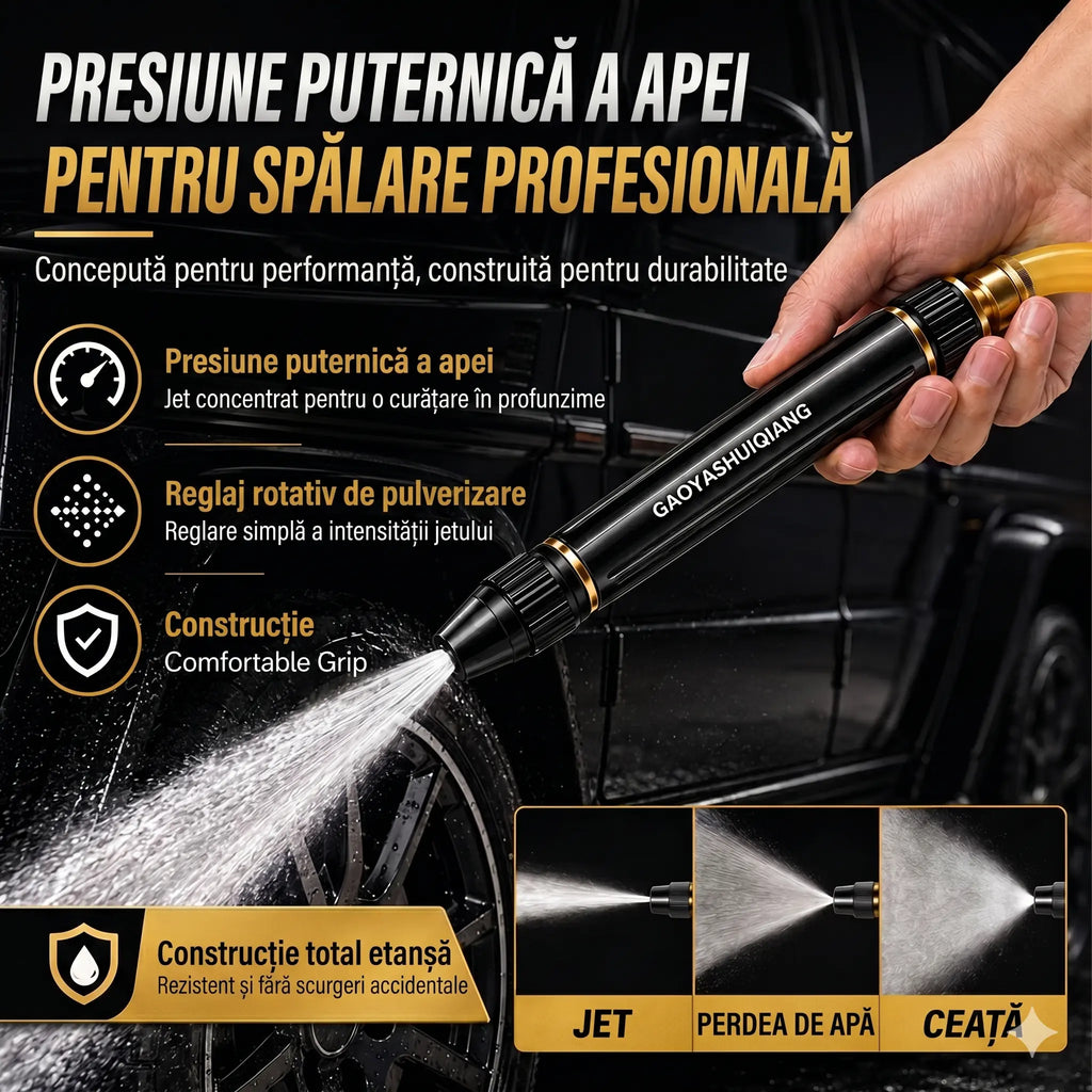 PowerJet™ – Transformă-ți furtunul într-un hidrojet