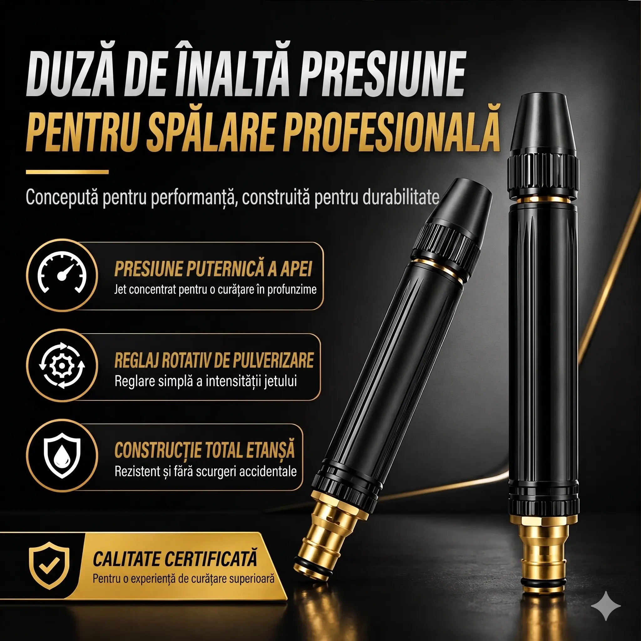 PowerJet™ – Transformă-ți furtunul într-un hidrojet