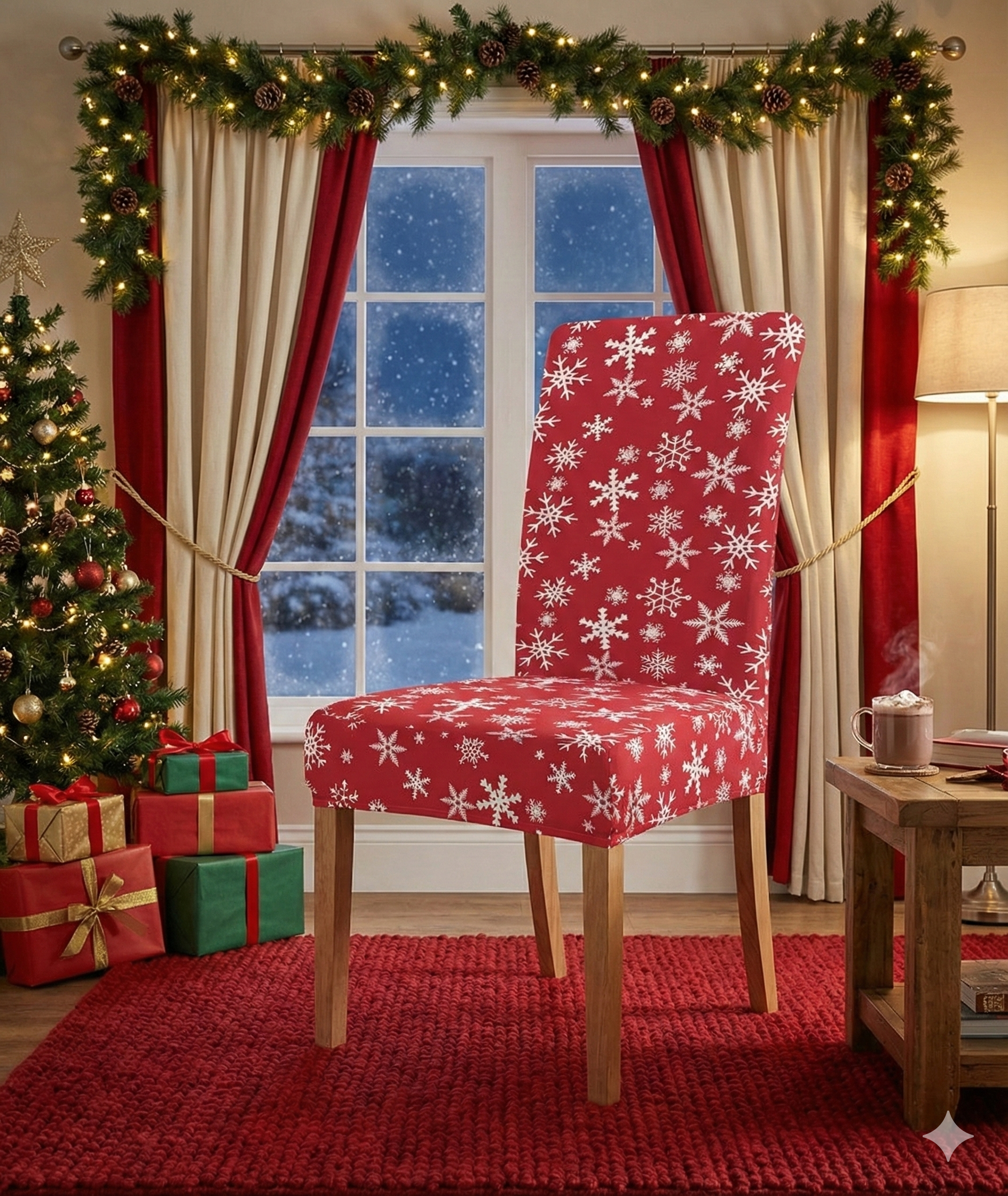 Huse elastice cu model de Crăciun