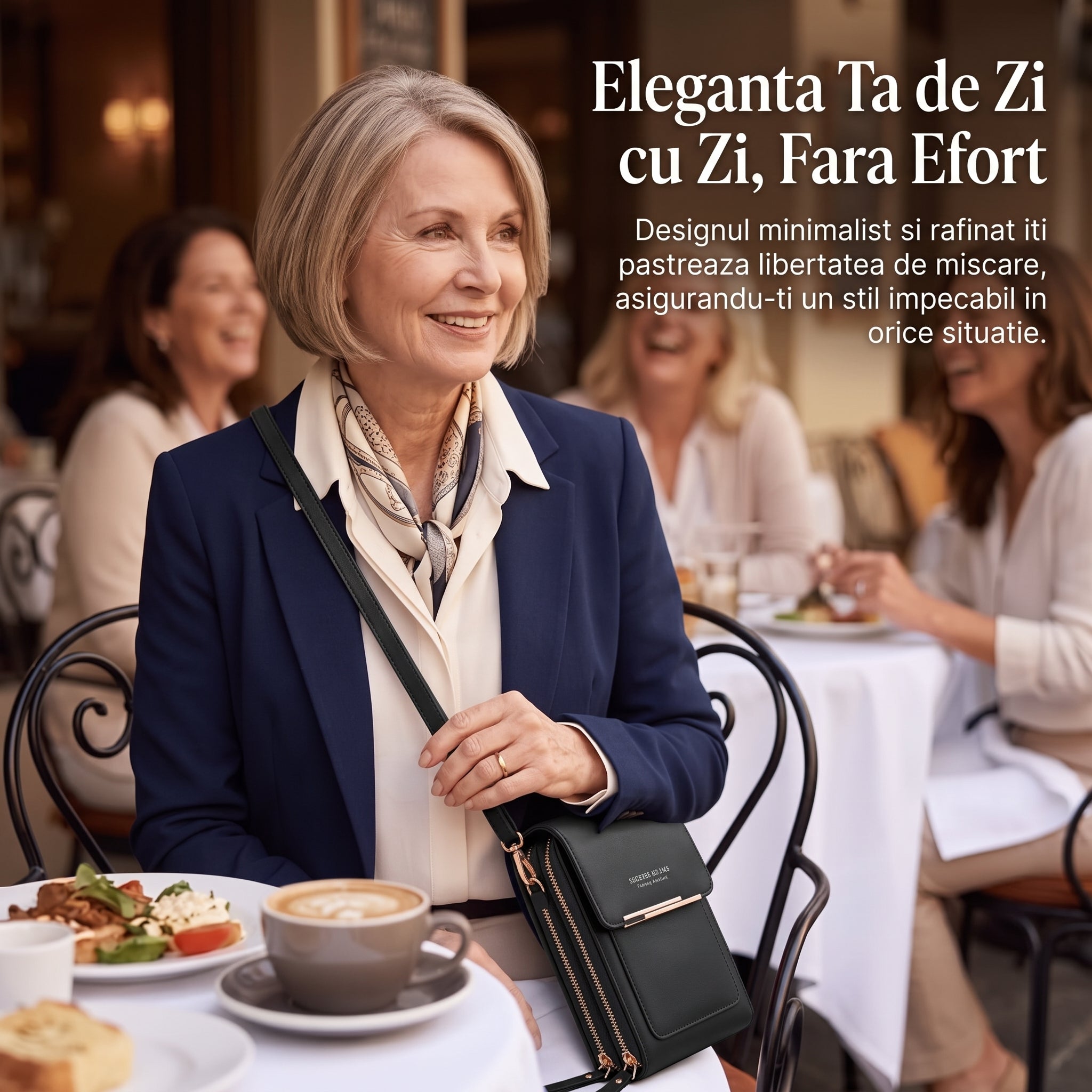 SafeCarry™ – Geanta antifurt cu buzunar tactil