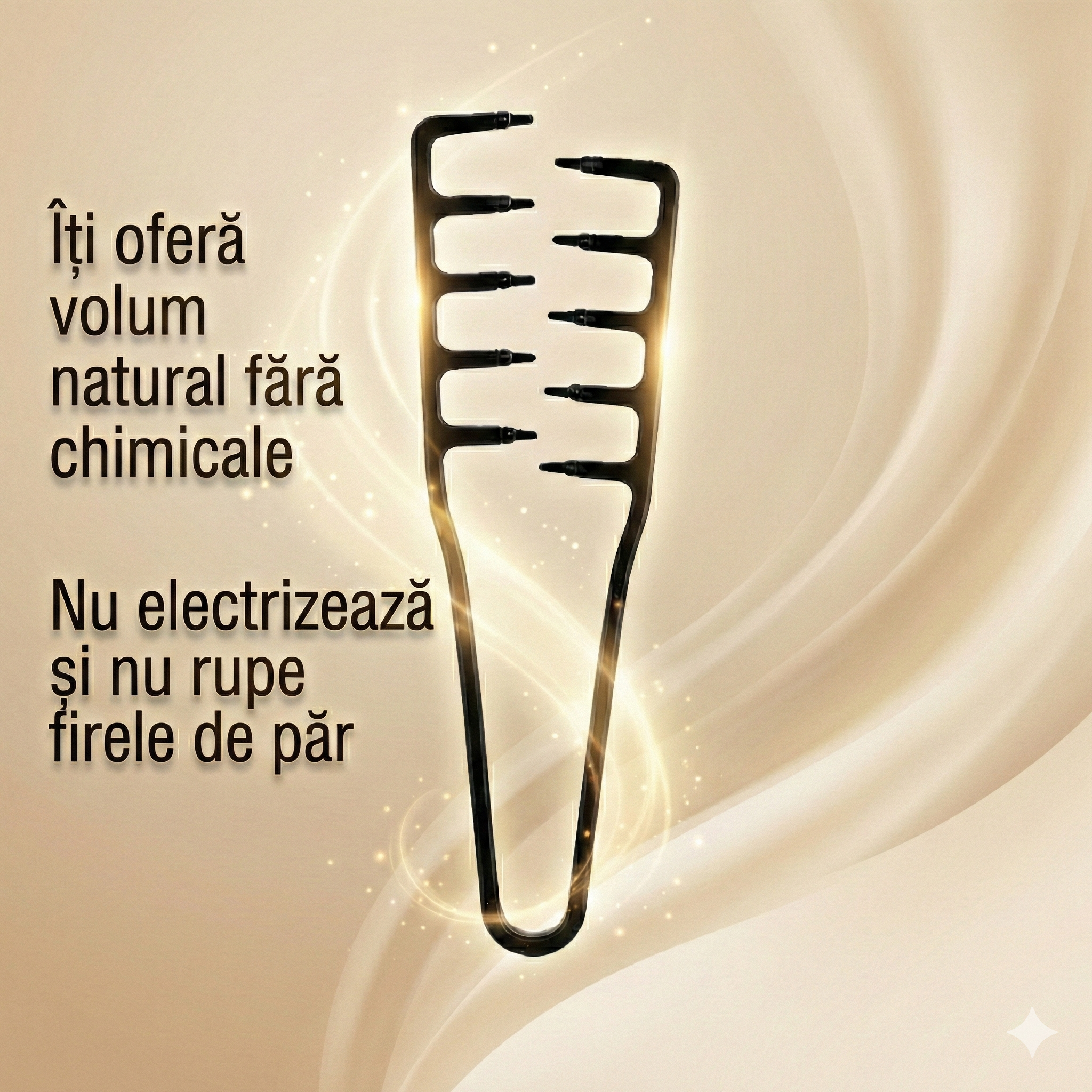 WaveMaster™ - Pieptene pentru bucle și volum