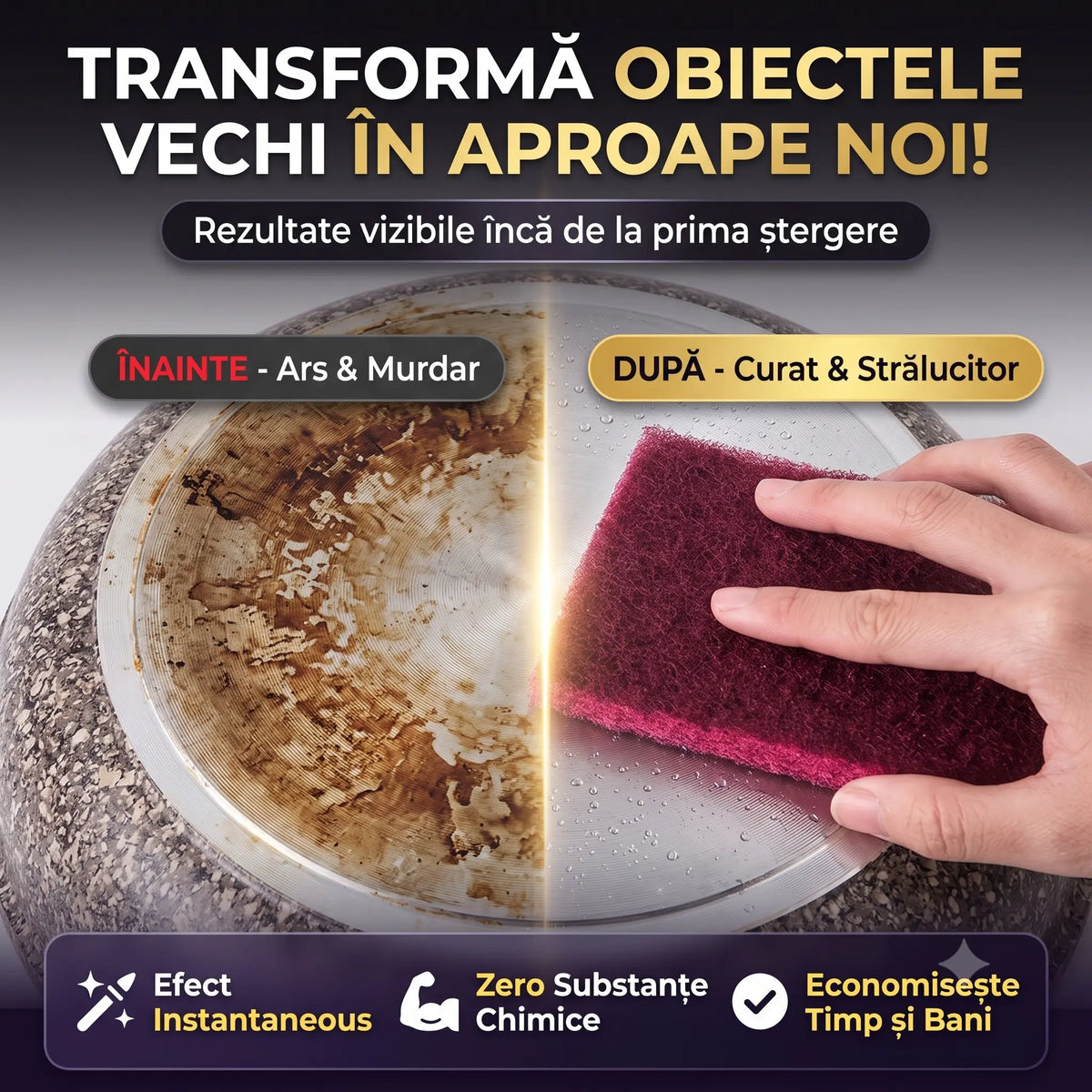 EasyScrub™ – Rola Abrazivă Fără Efort