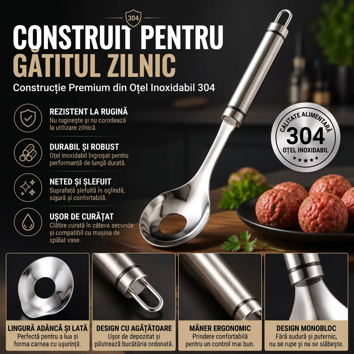 ChefBall™ – Forma perfectă de fiecare dată, zero efort în bucătărie