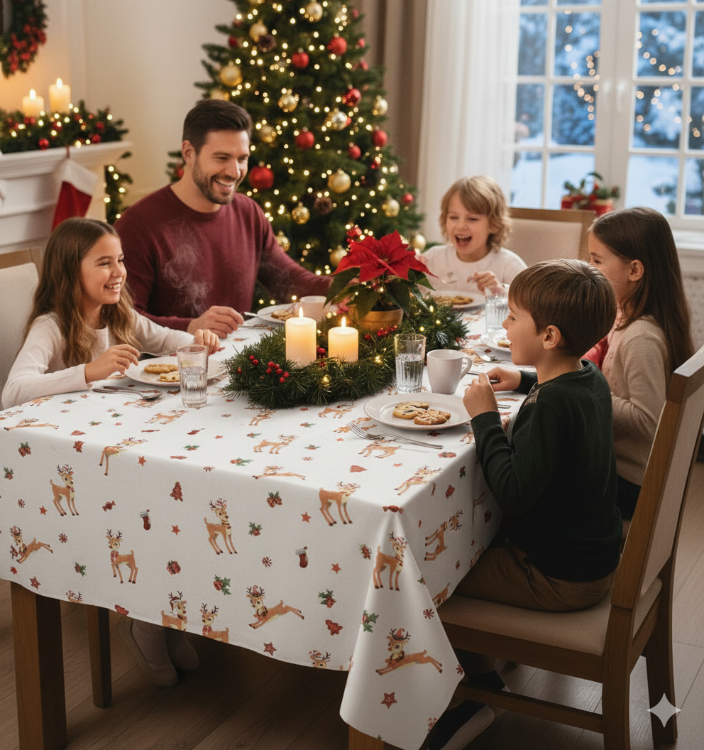 Față de masă decorativă de Crăciun