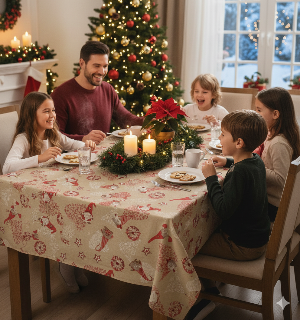 Față de masă decorativă de Crăciun