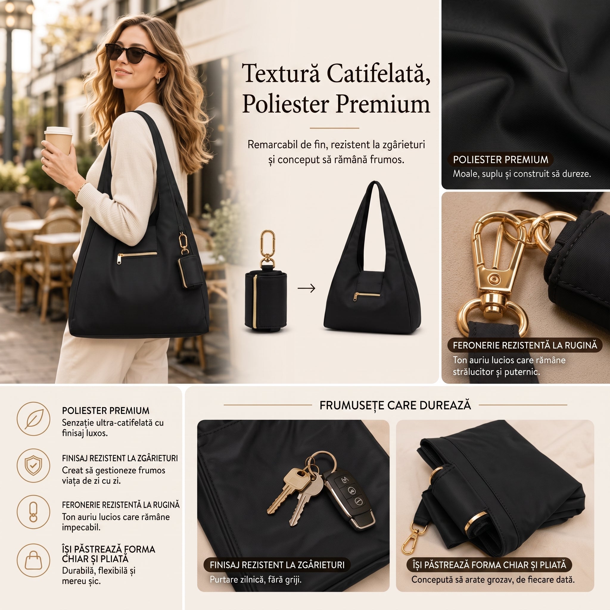 PocketBag™ - Geanta Pliabilă cu Prindere Tip Breloc