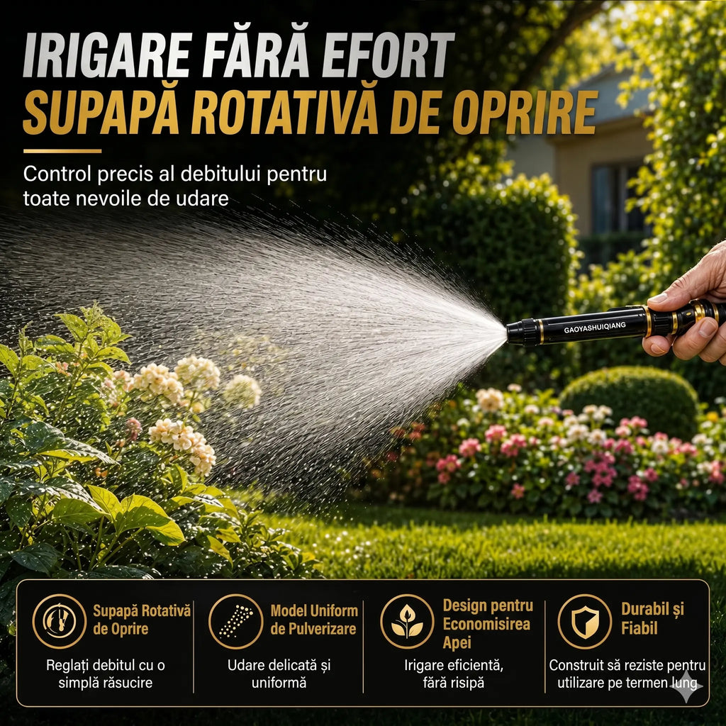 PowerJet™ – Transformă-ți furtunul într-un hidrojet