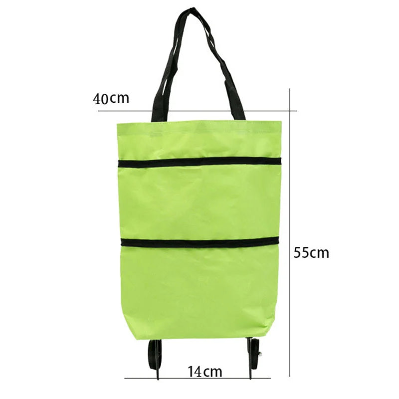 RollBag™ - Geanta 2 în 1 Pliabilă cu Roți