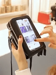 SafeCarry™ – Geanta antifurt cu buzunar tactil