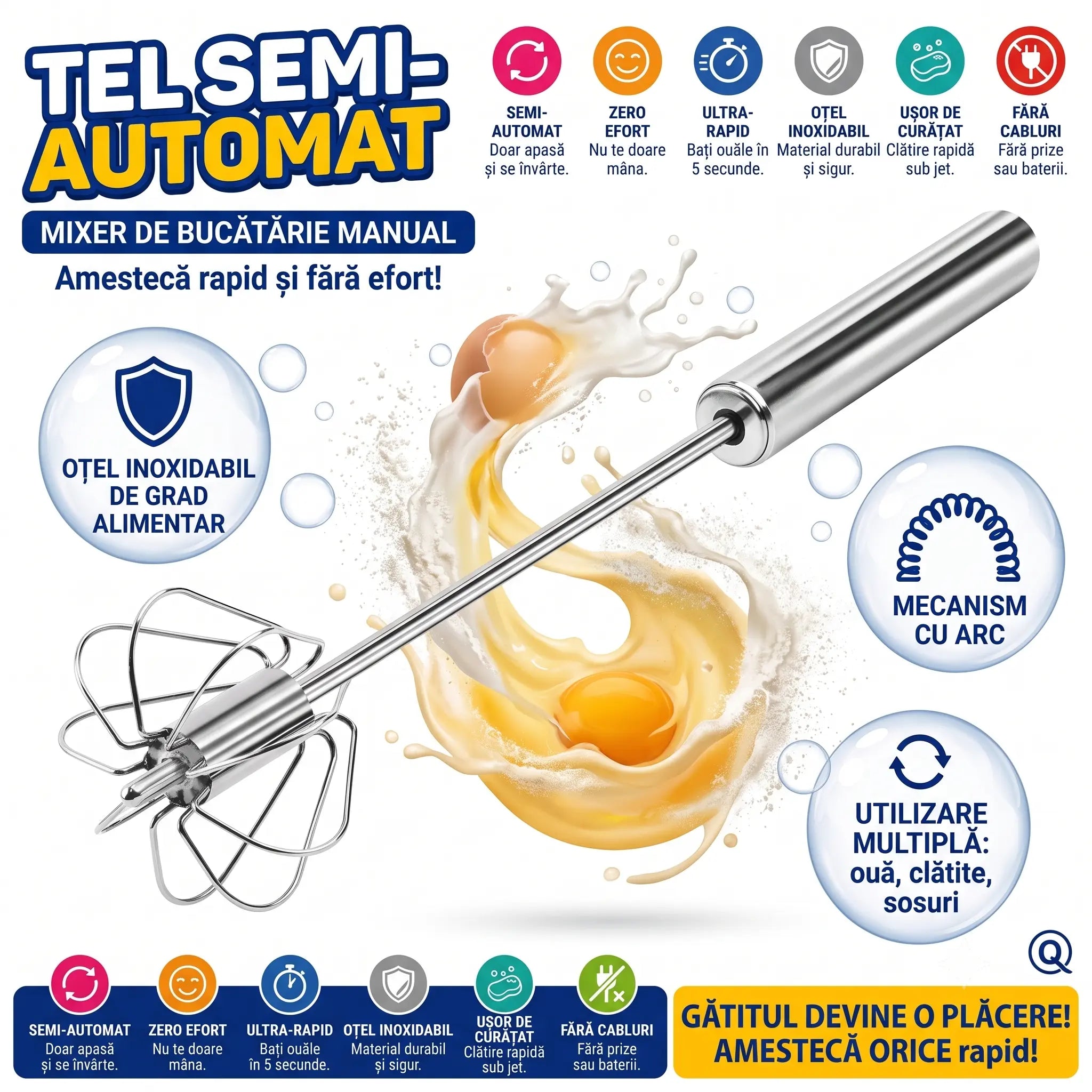 EasyMix™ - Tel semi-automat zero efort