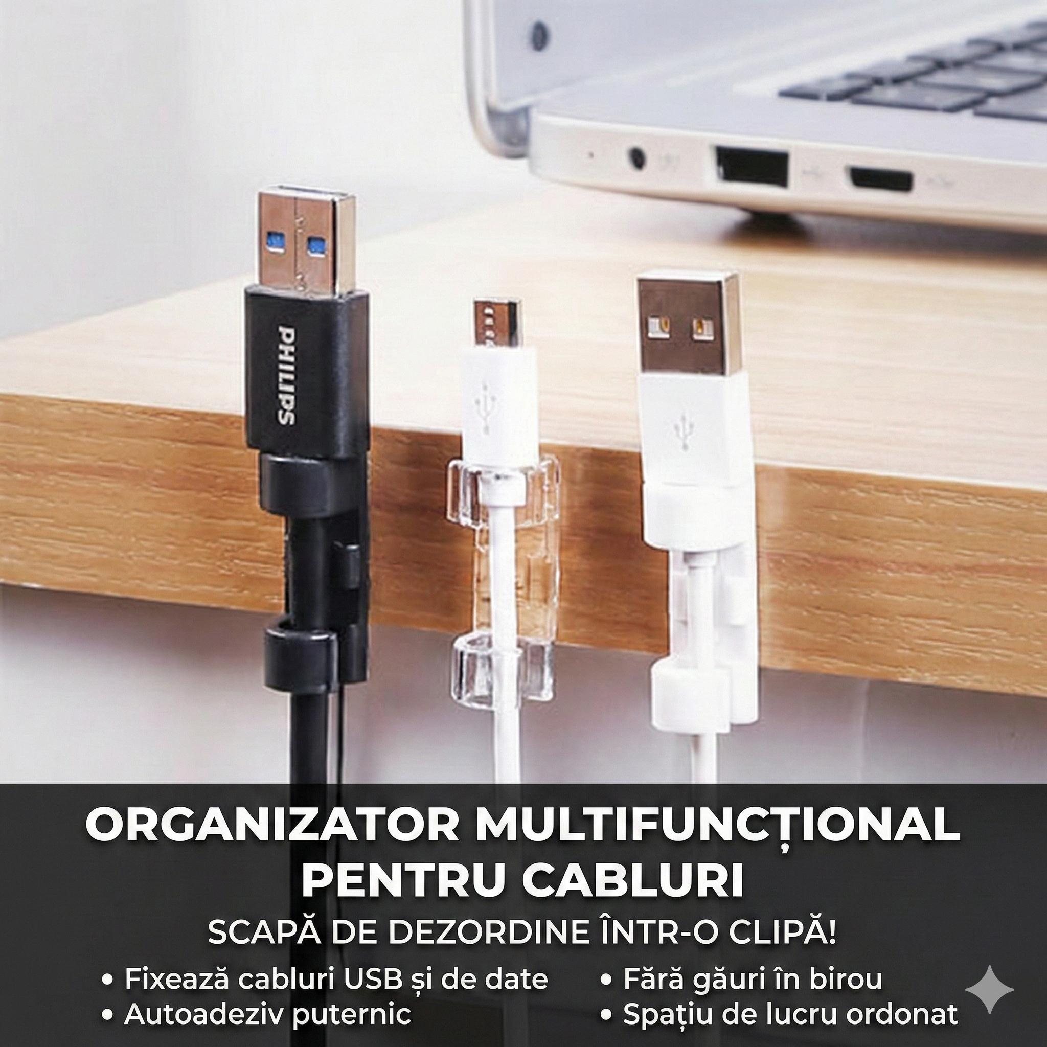CableFixer™ - organizator pentru cabluri