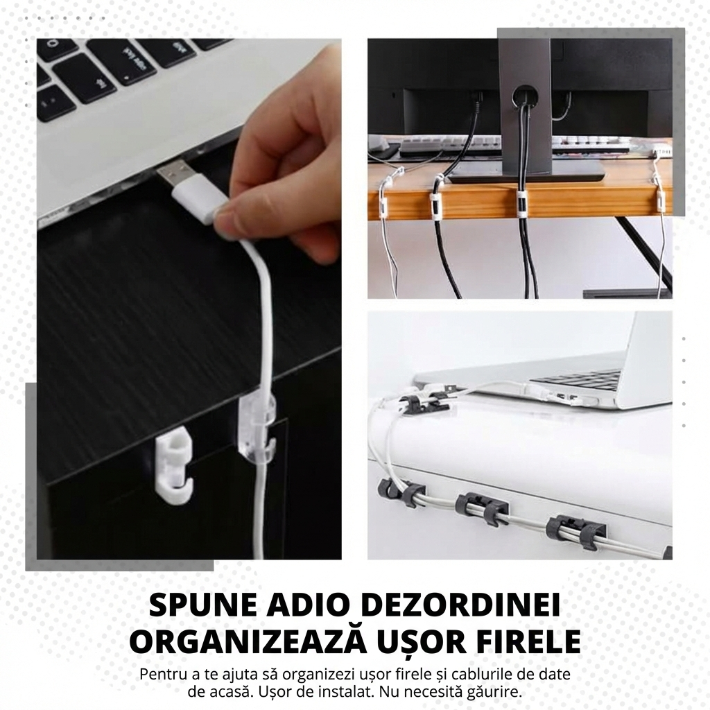 CableFixer™ - organizator pentru cabluri